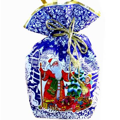 Детский подарок на Новый Год в мешочке весом 1850 грамм